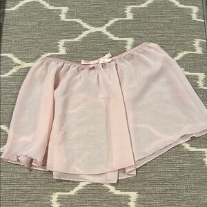 Sheer Pink Tutu Dance Skirt, M 7/8